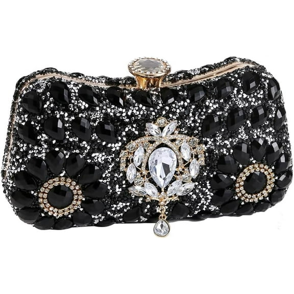 Clutch Purses for Women Rhinestone Evening Bag Sparkling Crystal Wedding Party Handbags