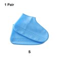 thumbnail image 3 of Minnieouse 1 par de fundas para zapatos antideslizantes, flexibles, impermeables, plegables, elegantes, de color sólido, portátiles, Accesorios de calzado Azul S, 3 of 6