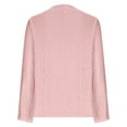 thumbnail image 5 of LEBONYARD Cardigan for Women Trendy,Womens Cardigans Clearance under $5.00 Save up under 50%,Women's Color Casual Cardigan Llong Sleeve Button Blouse Coat Tops Pink S, 5 of 6