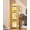 Natural, variant on Corner Shelf with LED Light, 6-Tier Corner Bookshelf for Small Space, Narrow Display Corner Shelf Stand with Storage Rack, for Living Room, Bedroom, Pink