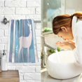 thumbnail image 7 of Yayeee 2 Pack Hand Towels for Bathroom 100% Cotton 16" x 28" Soft Absorbent Kitchen Towel, Purple Night Deer, 7 of 7