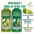 thumbnail image 1 of Bergamota + Árbol de Té Mix 1000 pack VIVONATURAL. Shampoo Aceite de Bergamota 1000 ml + Shampoo Aceite de Árbol de Té 1000 ml, 1 of 5
