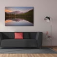 thumbnail image 3 of Epic Graffiti 'Bear Lake Sunset Reflection - Rocky Mountain National Park' by Darren White, Giclee Canvas Wall Art, 60"x40", 3 of 8