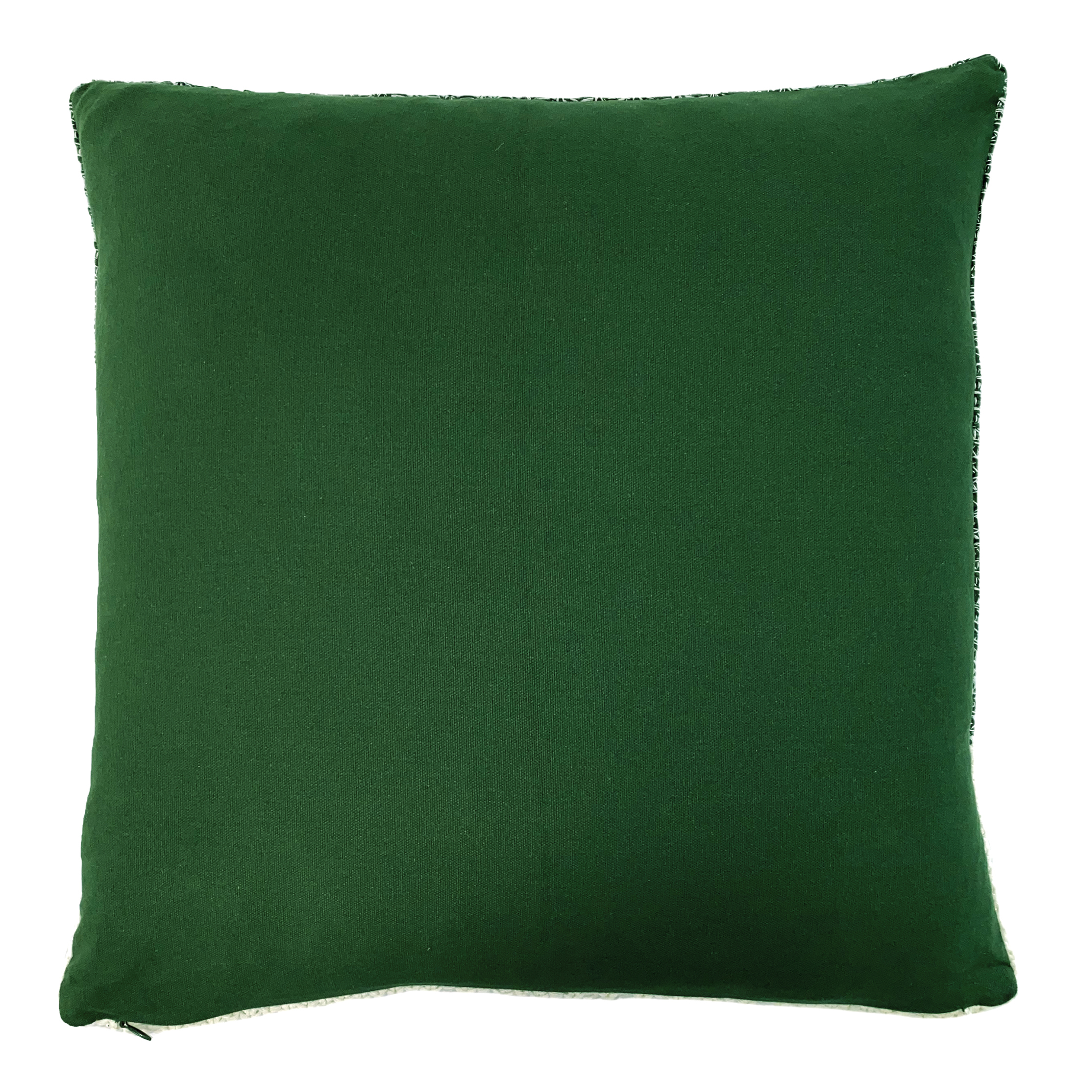 My Texas House Cassia Sweater Knit Square Decorative Pillow Cover, 18" x 18", Green - image 4 of 5
