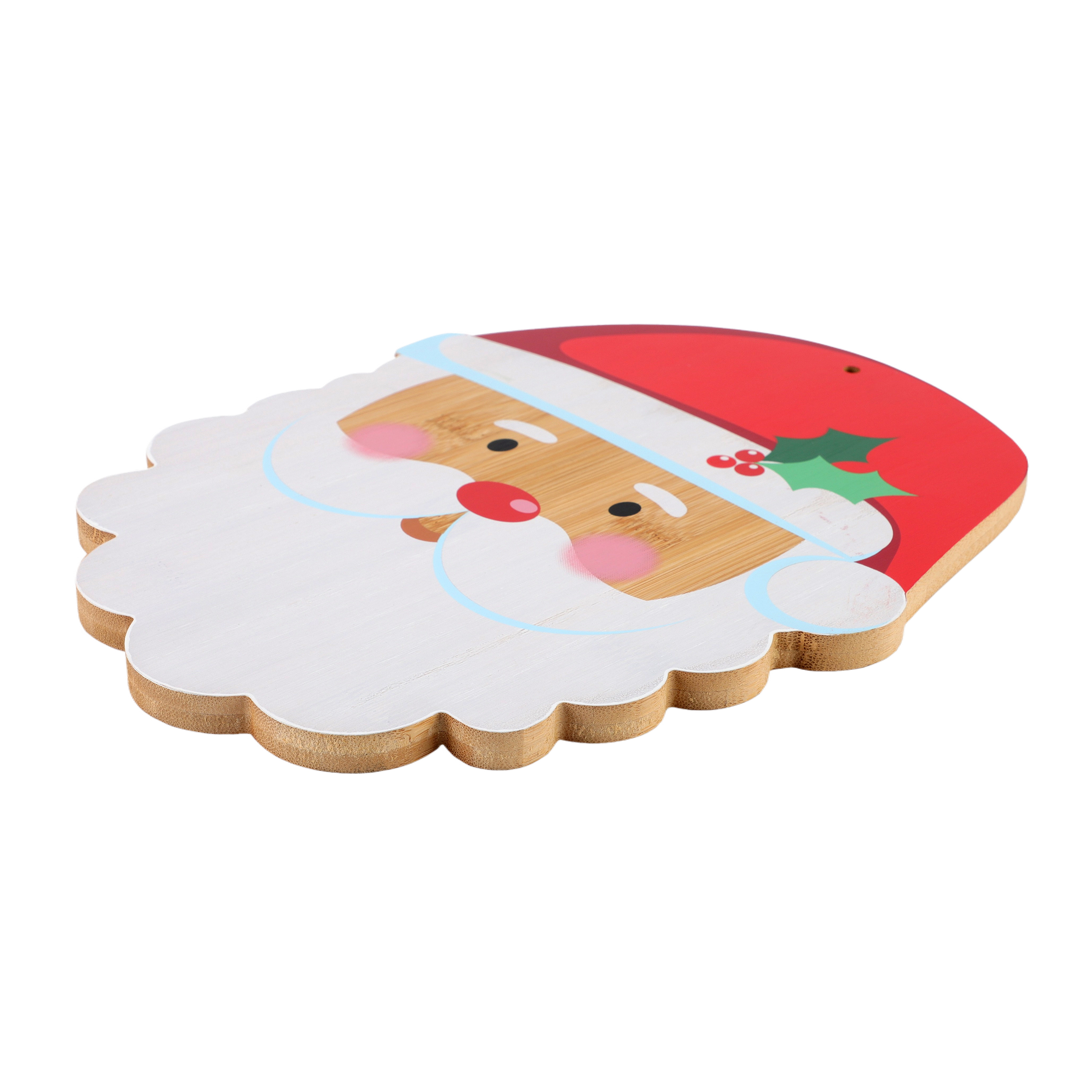 Cook With Color Bamboo Cutting Board – Durable Eco-Friendly Board for Holiday Cooking, Baking & Entertaining
