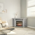 Cambridge Stratford 56" Electric Corner Fireplace Heater with Charred