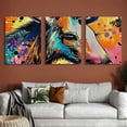 thumbnail image 6 of Shadudu Graffiti Art Canvas Wall Art Triptych Set - Abstract Modern Decor for Living Room Bedroom Office - 12x16 Inches - Unframed 12"x16"x3pcs, 6 of 6