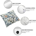 thumbnail image 4 of Jiayy Chinoiserie Throw Pillow Covers Blue and White Home Decor 2pcs Floral Pillowcase Cushion Cover for Bed Sofa Couch,, 4 of 6