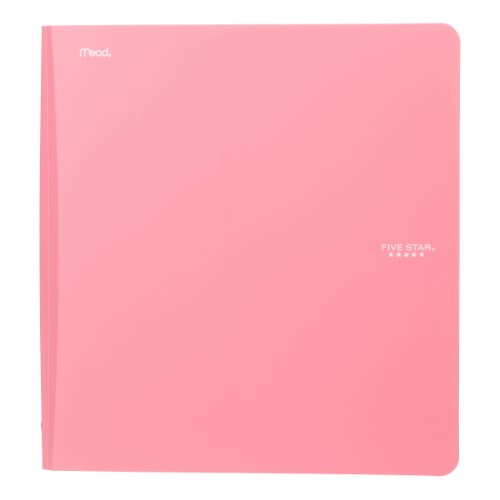 Five Star 1.5" Poly Binder, Pink