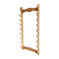 thumbnail image 1 of TISHITA Wood Wall Display Rack Horizontal Bracket for Samurai Wakizashi Home 8 Tier, 1 of 8