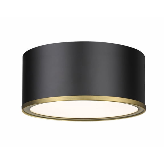 2303F2-MB-RB-Z-Lite-Arlo - 2 Light Flush Mount