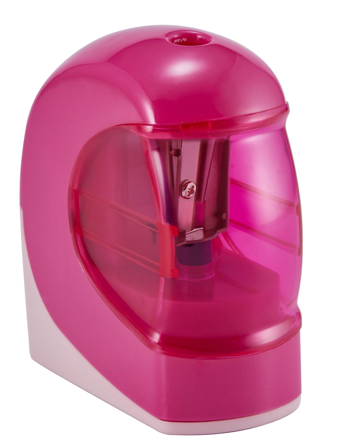 Pen + Gear Battery Operated Pencil Sharpener with 2 AA Batteries, Pink