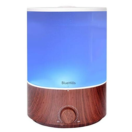 

JIFF 4000 ML Premium XL Essential Oil Diffuser Humidifier Extra Large Capacity - Dark Wood Grain -E402
