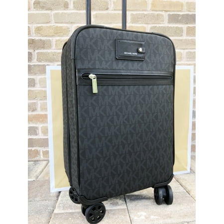 Michael Kors Travel Trolley Carry On Suitcase Black Mk Signature