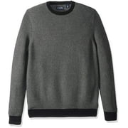 Chaps Men's Classic Fit Cotton Crewneck Sweater, Black Multi, XL