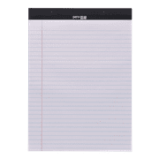 Pen+Gear Wide Ruled Legal Pads, 8.5x11, White, 50 Sheets, 12 Pack