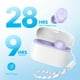 thumbnail image 4 of Auriculares inalámbricos Soundcore by Anker A20i True, Bluetooth 5.3, aplicación, sonido personalizado, tiempo de reproducción prolongado de 28 horas, resistentes al agua, 2 micrófonos para llamadas c, 4 of 5