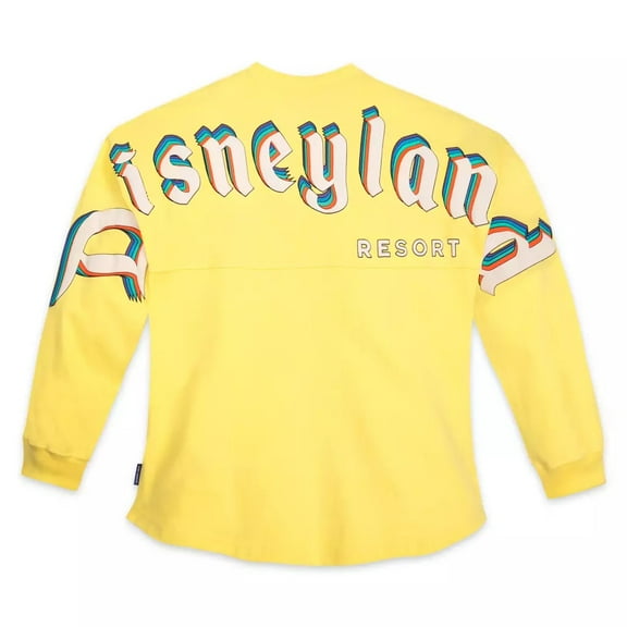 Disneyland Logo Spirit Jersey for Adults Size Small – Yellow Theme Park