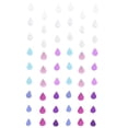 thumbnail image 1 of 6 Strings of Raindrop Garland Decorations Hanging Raindrop Decors Paper Raindrop Garlands, 1 of 4