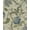 Fern & Blueprint, variant on Harry & Grace Midnight Blue & Greenery Jacobean Trail Premium Matte Non-Woven Peel and Stick Wallpaper - 20.5 in. W x 18 ft. L Roll