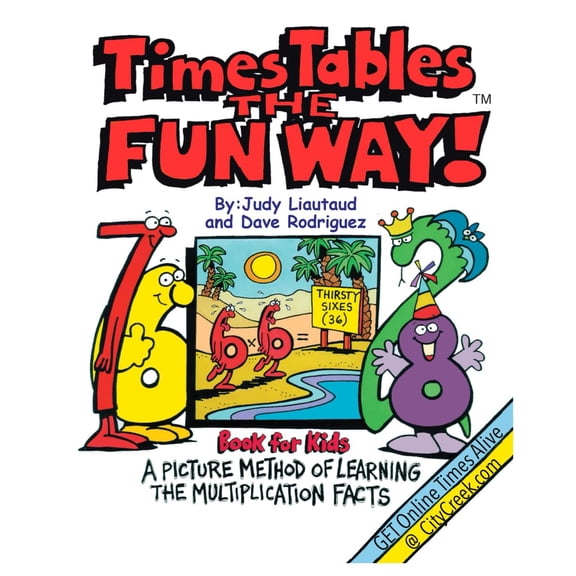 Pre-Owned Times Tables the Fun Way Book for Kids: A picture and story method of learning the multiplication facts