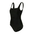 thumbnail image 5 of One Piece Swimsuit for Women One Shoulder One Piece Swimsuit for Women Tummy Control Bathing Suits Modest Full Coverage Keyhole Swimwear, 5 of 7