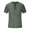thumbnail image 4 of Cameland T-Shirt Blouse pour Hommes Décontracté Uni Mode à Enfiler Col Rond Manches Courtes, 4 of 6