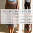 thumbnail image 3 of Costeam Womens Lace Trim Capri Pants Solid Color Straight Leg Elastic High Waist Casual Relaxed Fit Soft Breathable Cropped Trousers, 3 of 7