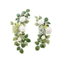 thumbnail image 4 of 2 piezas de flores artificiales para arco de boda, guirnalda de flores de seda modernas hechas a mano, flores de esquina para pared, recepción, silla Estilo B, 4 of 8