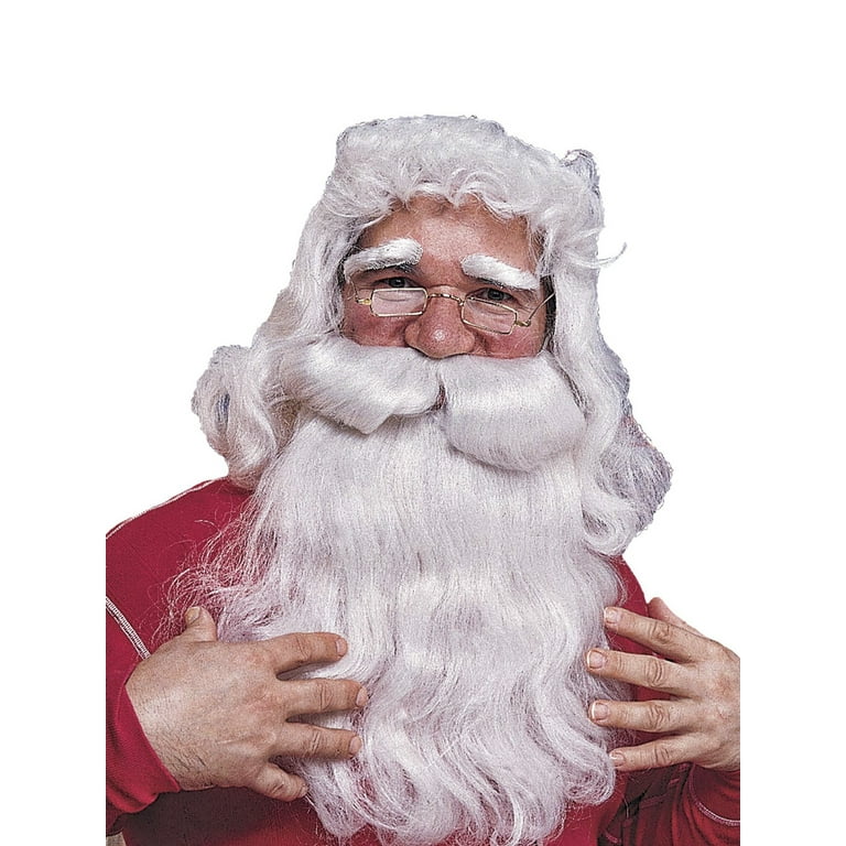 Santa suit with beard clearance and wig