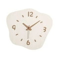 thumbnail image 2 of Reloj de pared Decoración de pared Artesanía Silencioso Decoración minimalista Reloj asimétrico para Blanco, 2 of 9