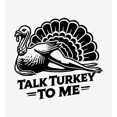 thumbnail image 2 of Thanksgiving Talk Turkey To Me Adult White Long Sleeve Hoodie-Small, 2 of 3