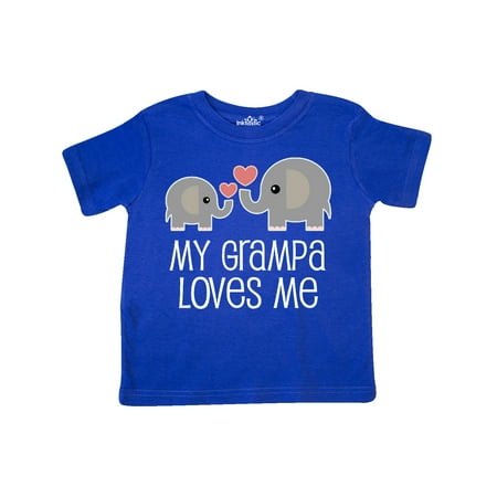 

Inktastic My Grampa Loves Me Grandchild Gift Gift Toddler Boy or Toddler Girl T-Shirt
