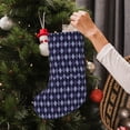 thumbnail image 5 of Sikiie Purple and Blue Squares Christmas Stockings,18 Inches Christmas Stockings Xmas Hanging Stockings for Family Christmas Decorations & Gifts, 5 of 7