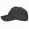 thumbnail image 5 of Skull Rose Print Vintage Wash Dad Hat Adjustable Curved Brim Baseball Cap,Casual Outdoor Sports Fishing Cap for Men and Women, 5 of 9