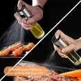thumbnail image 3 of 100mL Olive Oil Sprayer Mister Spray Bottle Refillable Oil Dispenser for Cooking BBQ Salad Baking Roasting Grilling Hair Spray Bottle With Funnel Oil Brush, 3 of 8