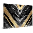 thumbnail image 3 of Marmont Hill 'Golden V' Painting Print on Wrapped Canvas, 3 of 5