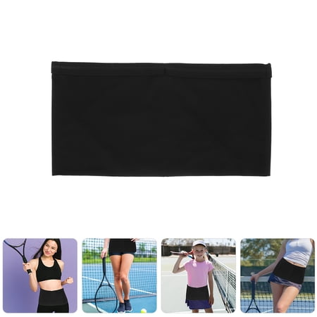 SWETRACE Sports Waist Bag Tennis Ball Bag Black Elastic Fiber 1Set