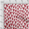 thumbnail image 2 of oneOone Cotton Flex Red Fabric Valentine Heart Fabric For Sewing Printed Craft Fabric By The Yard 40 Inch Wide, 2 of 5