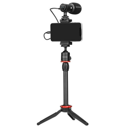 UPC: 6971008026894 | SmartMic MTV Smartphone Vlogging Kit for iPhone Android w/ Stereo Mic  Phone Mount  Tripod more