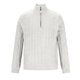 thumbnail image 4 of Blusa y camisa de manga larga con cuello alto para hombre, color liso, con cremallera, cuello alto, cubrecabezas, tejido elástico, estilo suéter, poliéster., 4 of 5