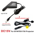 thumbnail image 4 of Adaptador de corriente para automóvil BYINTEK de 12 V, 15 V y 19 V para proyector, 19 V para U30, U70, R15, R19, U50, 12 V para P19, P20, 15 V para P30, 4 of 4