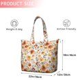 thumbnail image 4 of Pioneer Flower Floral Print Pattern Travel Tote Bags for Women Carry On,Large Weekender Bags for Women Travel,Multi Functional Duffle Bag for Work,Shopping,Sports, 4 of 5