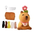 thumbnail image 4 of GUOOL Poupée Capybara Ensemble Unique de Matériel en Laine Bricolage pour Ados Enfants Débutants E, 4 of 9