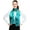 Aqua, variant on Women's Silk Feel Solid Color Satin Striped 13" x 60" Fashion Shawl Scarf