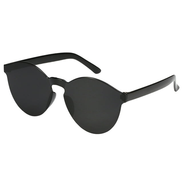 Lunettes Unisexes Mode Couleurs Bonbon Rondes Lunettes de Soleil d'Extérieur Design Léger Lunettes de Soleil Femmes