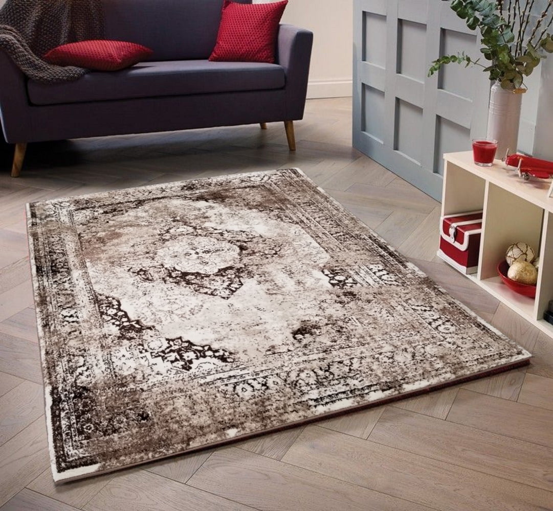DiscountWorld Modern Jersey Collection Indoor Outdoor Area Rug,GRY
