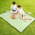 thumbnail image 3 of 200 × 150cm / 78 × 59in Alfombra de picnic al aire libre de gran tamaño Impermeable Impermeable Tela Meterk Verde, 3 of 7