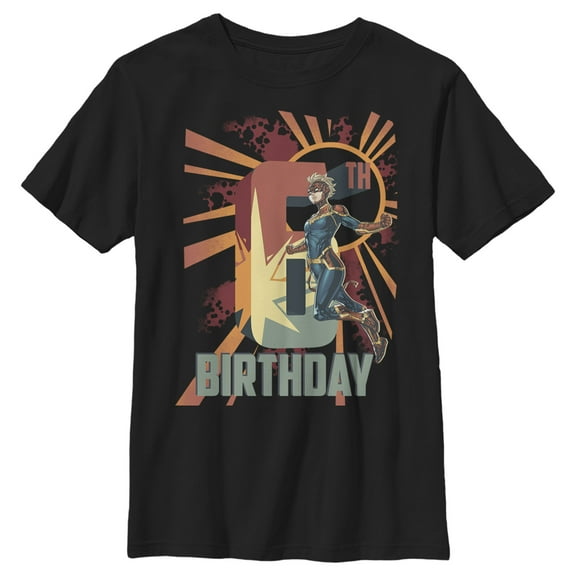 Boy's Marvel Carol Danvers 6th Birthday Graphic T-Shirt