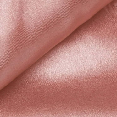 Efavormart 54" Wide x 10 yards Satin Wedding Banquet Restaurant Wholesale Fabric Bridal Bolt For Party Events Decor - Dusty Rose